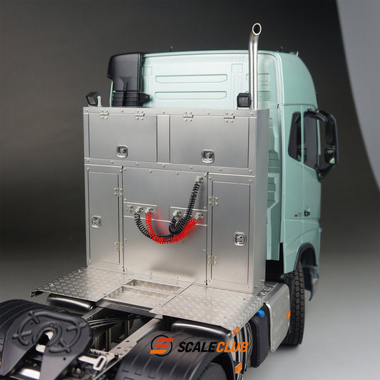 scaleclub model RC 1/14 Tamiya trailer truck universal equipment rack tool box Eurocar