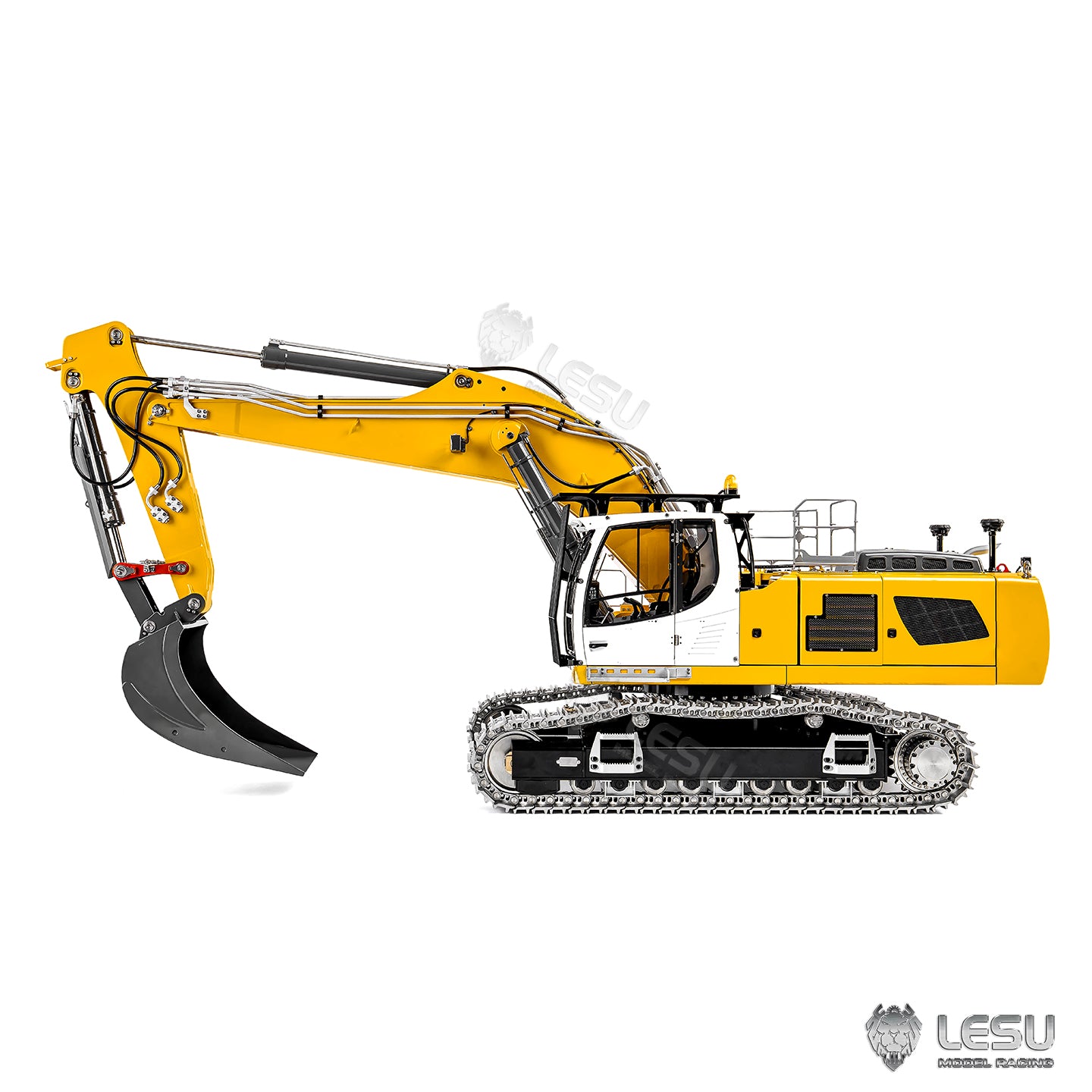 LESU 1/14 Aoue LR956 2-section boom RC hydraulic excavator model toy RTR BA-B0039