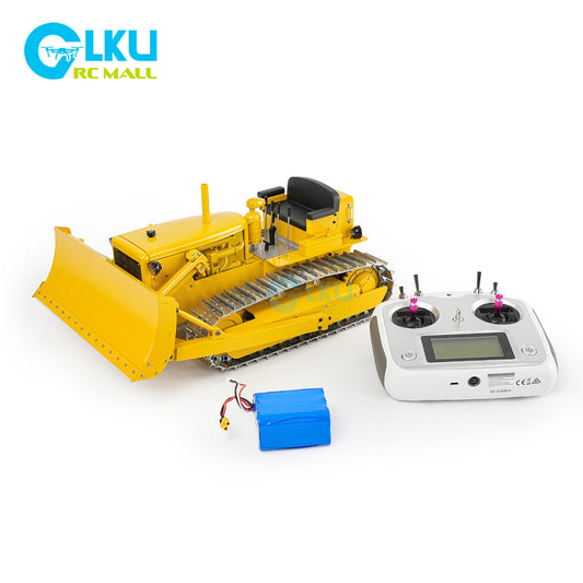 MD Model 1/14 D7 Bulldozer, Alloy Bulldozer Model, Simulation Engineering Vehicle, Bulldozer