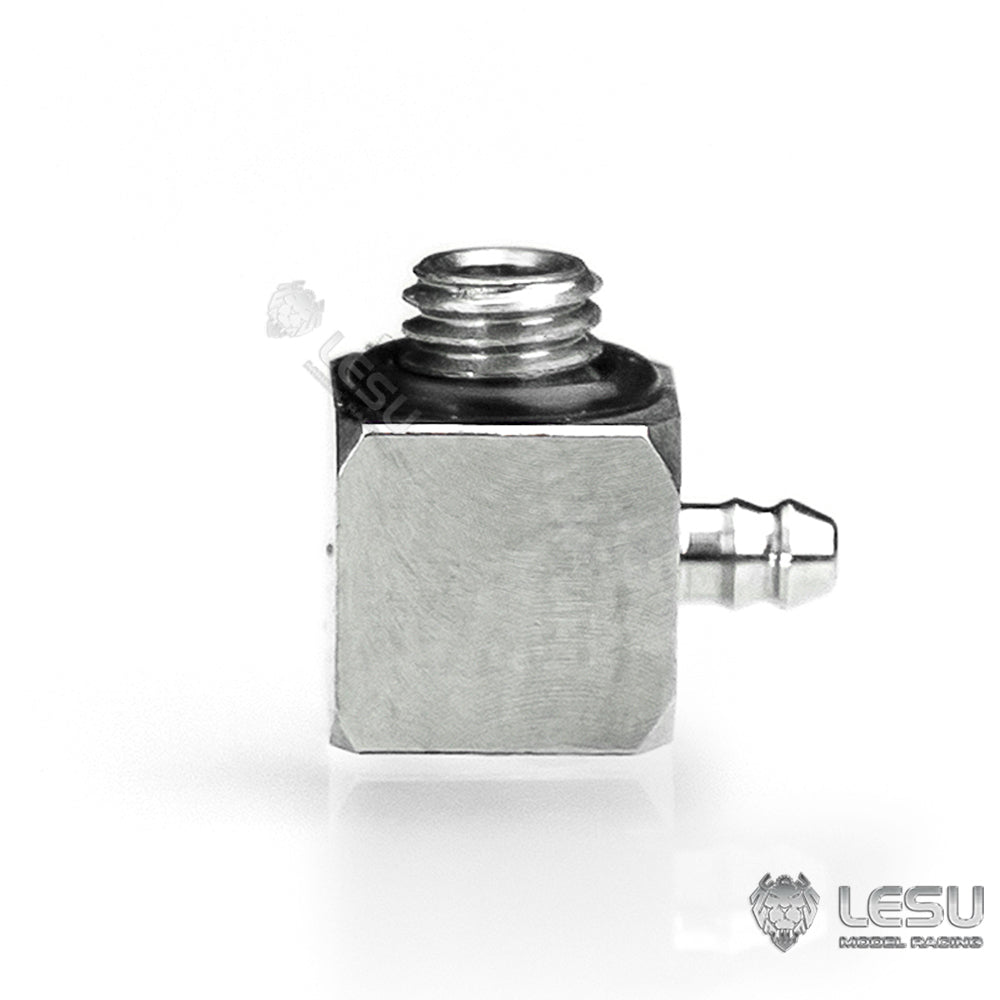 LESU Y-1565-B modified stainless steel precision M2 elbow nozzle suitable for nylon 2*1MM oil pipe