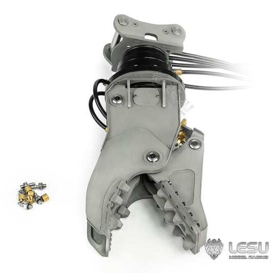 LESU 1/14 simulation hydraulic excavator PC360, wheel excavator, small short tail modified quick change Hydraulic Clamp accessories