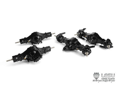 1/14 truck Tamiya tractor axle Q911 series differential lock mud axle model LESU