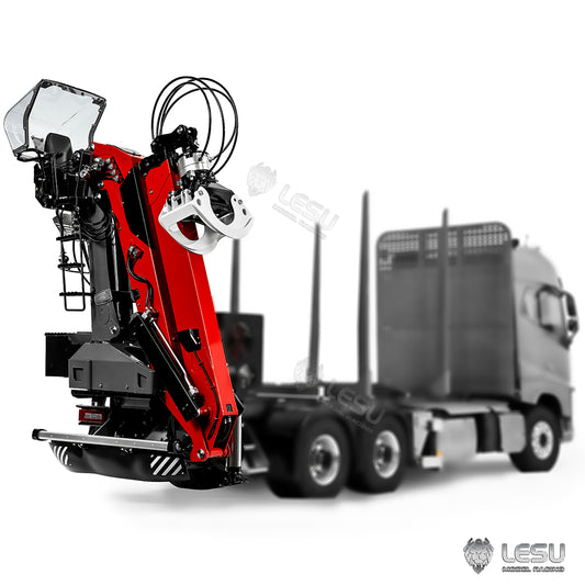 1/14 Truck Tractor Model Hydraulic Truck Crane Timber Crane with Flying Arm LS-A0002 Tamiya 8-way Valve