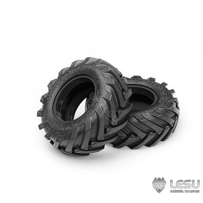 1/14 6MDX dump truck MCL8 loader AT1050 forklift tire wheel accessories set