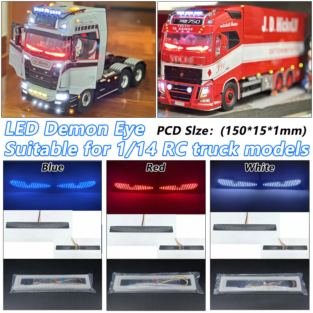 DG Model Tamiya Tractor and Dump Truck 1/14 Scale 56379 Scania 770s Demon Eye