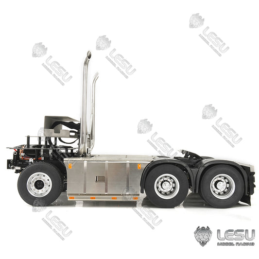 LESU 1/14 Truck Model Toy Volvo 6X6 Tractor Model Chassis Tamiya CAB Direct Installation