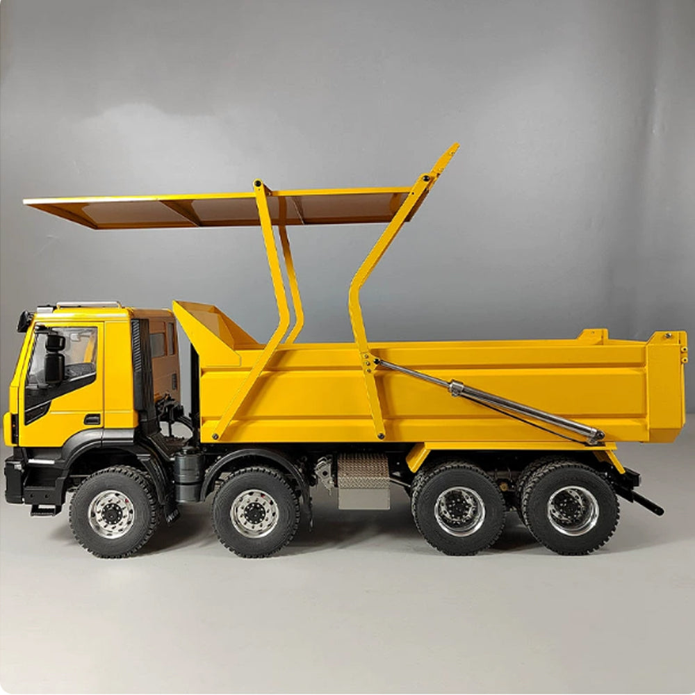 MD Model 1/14 Electric Remote Control Car Iveco 8X4 Dump Truck Engineering Truck