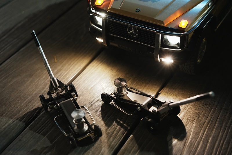 JDMODELJDM-202 Horizontal Off-Road Jack Model Climbing Car Jack 1:10 Jack