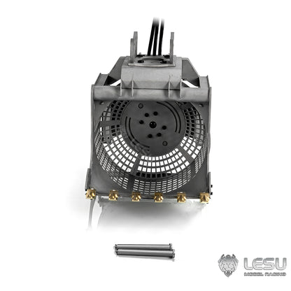 LESU 1/14 Excavator Model Quick Release Full Metal Hydraulic Motor Screen Bucket Accessory AT-C0018