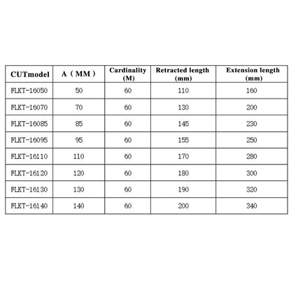CUT-FLYG Excavator Micro Hydraulic Flange Cylinder High Strength High Simulation