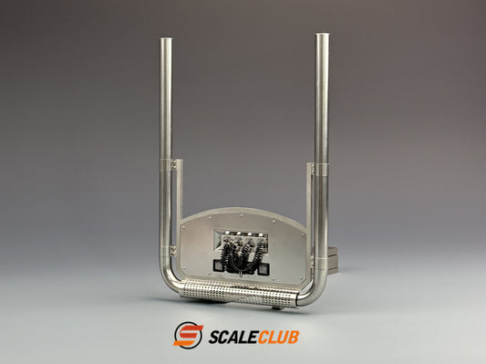 scaleclub 1/14 Scania tractor truck European style exhaust straight exhaust type B