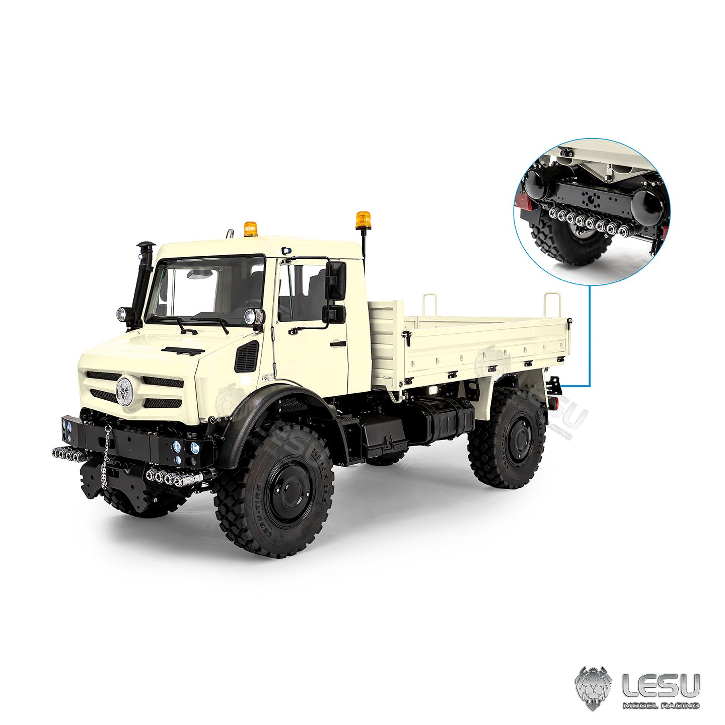 1/14 MT-44023 All-Metal Hydraulic All-Terrain Light Truck — CNC Body, Portal Axles with Hub Reduction