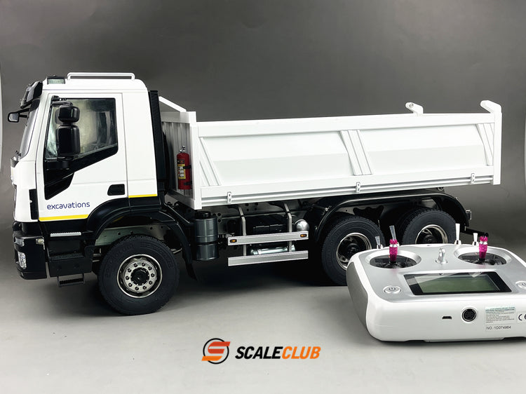 Scaleclub 1/14 full metal Iveco 6x6 hydraulic dump truck RTR to play