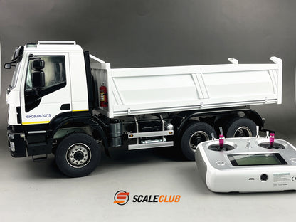 Scaleclub 1/14 full metal Iveco 6x6 hydraulic dump truck RTR to play