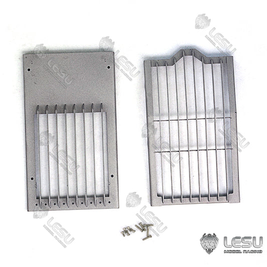 LESU 1/14 C374F excavator cab upper and lower guardrails can be equipped with headlights DIY excavator modification parts