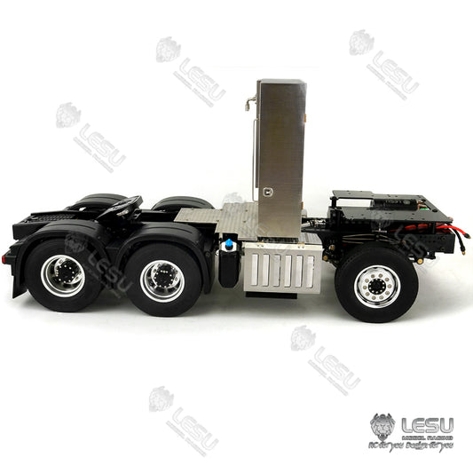 LESU 1/14 Tamiya Truck Toy 3363 1851 Tractor Full Metal 6X6 Chassis