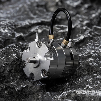 LESU 1/14 construction machinery model excavator all-metal hydraulic turntable oil slip ring