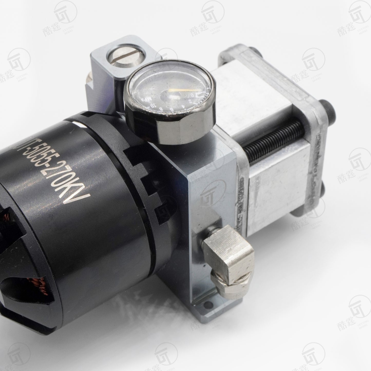 CUT model YDL55 Italian 5055 oil pump with pressure regulator and pressure gauge hydraulic oil pump model