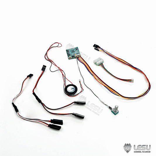 LESU 1/14 Truck Engineering Machinery Model Toy Electronic Equipment Kit EL-001 Light and Sound