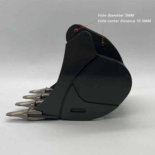 XDRC 1/14 LR945 Hydraulic Excavator Model with Screening Bucket Attachment