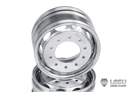 1/14 truck aluminum alloy wheel hub W-2043-C flange axle front wheel hub oval hole Tamiya tractor LESU
