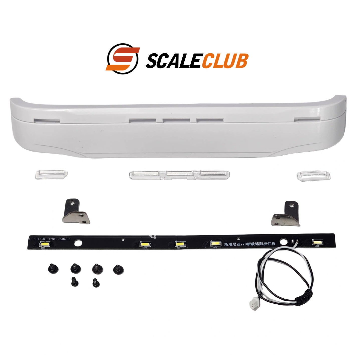 Scaleclub 1:14 Tamiya Scania 770S sun visor with light original upgrade