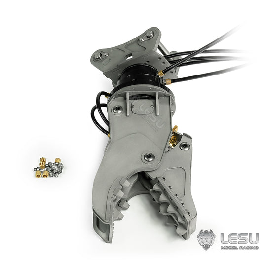 LESU 1/14 Engineering Machinery Model Excavator ET35 Modified Quick Change Hydraulic Clamp Accessories