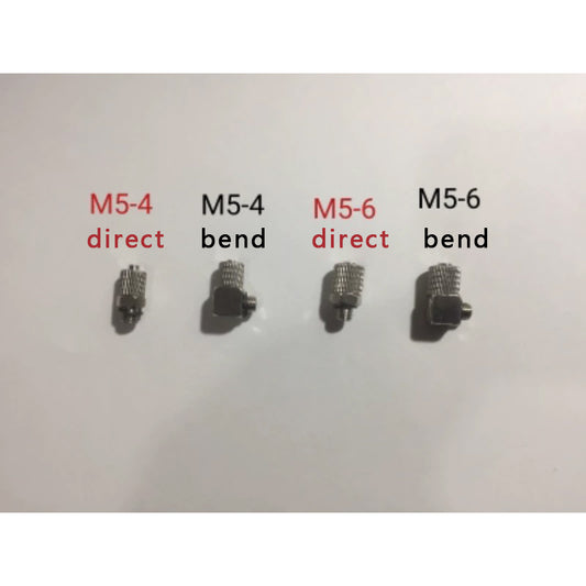 XDRC M5 miniature reversing valve cylinder nozzle miniature quick-connect hydraulic model nozzle miniature iron connector