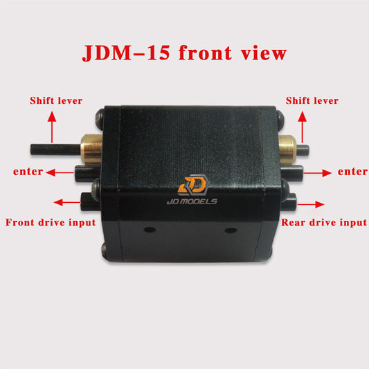 JDMODEL Metal Three-position Transfer Case JDM-15 For 1/14 RC Truck Toy Model Transmission Upgrade Modification or DIY Parts