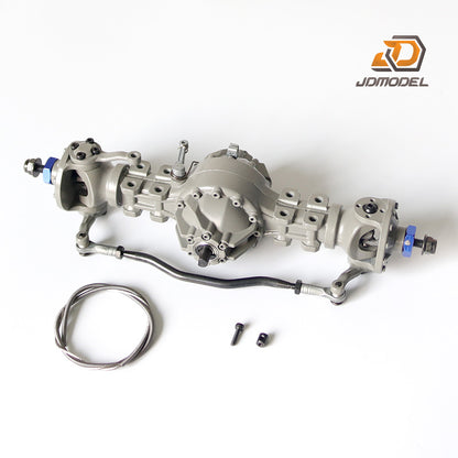 JDMODEL 1/14 Tractor Truck Dump Truck Locking Metal Front Middle Bridge JDM-87