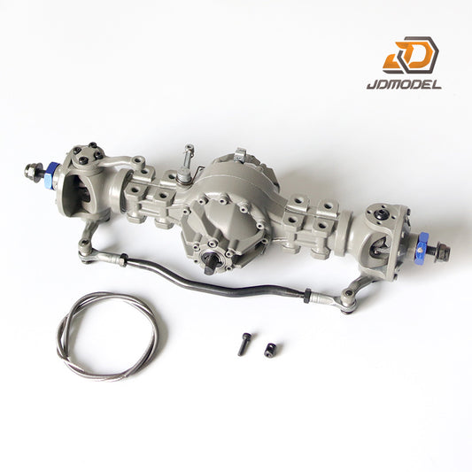 JDMODEL 1/14 Tractor Truck Dump Truck Locking Metal Front Middle Bridge JDM-87