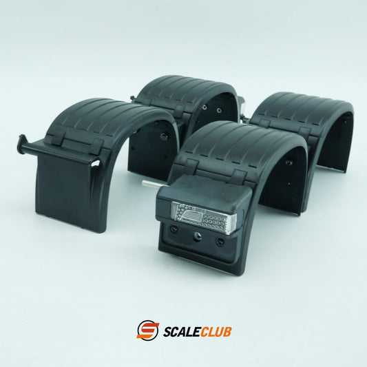 Scaleclub 1/14 Tamiya tractor truck dump truck double axle rear fender rear fender