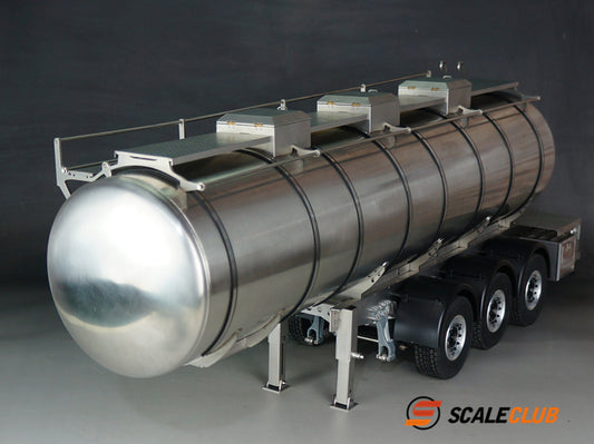 scaleclub 1/14 Tamiya tractor truck full metal tank trailer liquid transport trailer