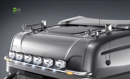 DG RC Tamiya 1/14 Scania 770S Truck Kit (56368) - Includes Aluminum Sunshade and LED Lights (56371)