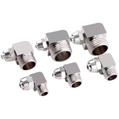 Italian pump oil inlet connector