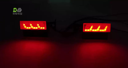 DG Model Tamiya Mud and Tractor Trailer Tamiya Man 620 1851 3363 56352 Taillight Metal