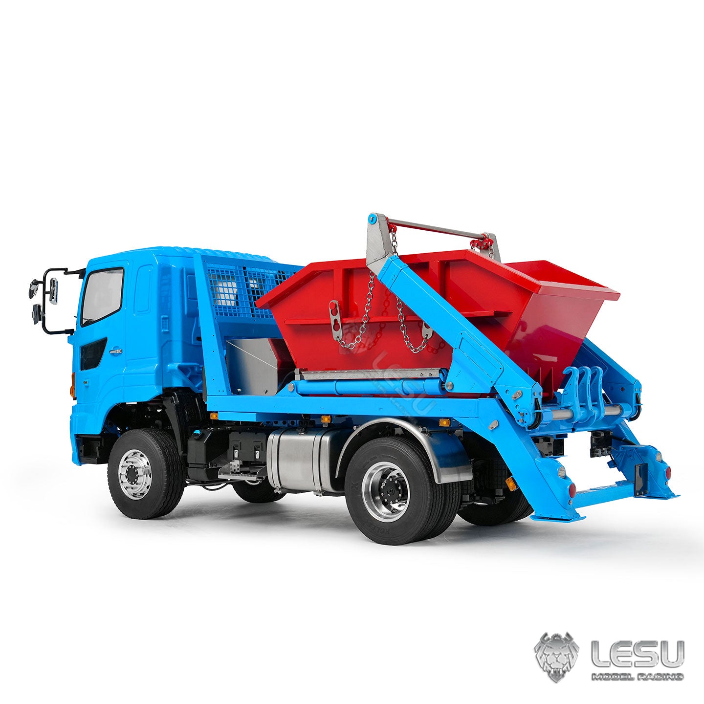 1/14 4×4 Hydraulic 4‑Spool Rocker‑Arm Tipper Truck, Integrated Welded Copper Tubing, LESU LS‑Z0067