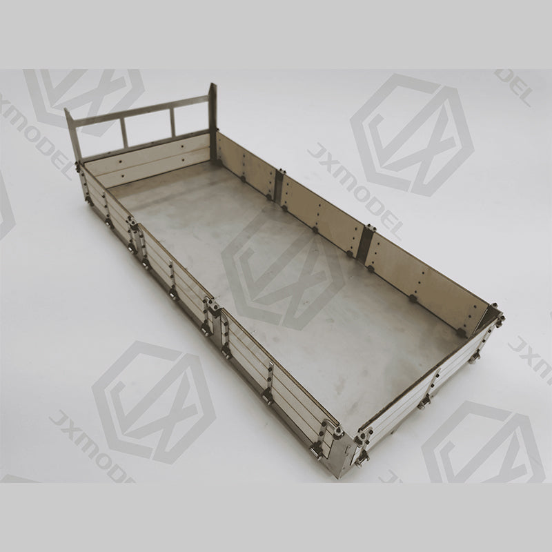 Hong Kong style wooden railing box JXmodel Tamiya 1/14 scale truck modification upgrade simulation carved wood board