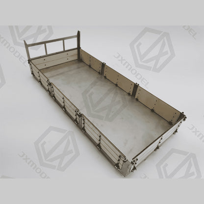 Hong Kong style wooden railing box JXmodel Tamiya 1/14 scale truck modification upgrade simulation carved wood board