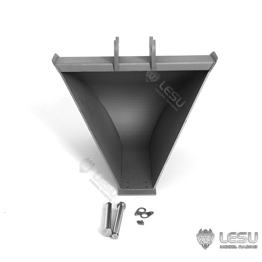 LESU 1/14 Engineering Machinery Model Excavator ET35 Modified Quick-Removal Metal Trapezoidal Bucket Attachment