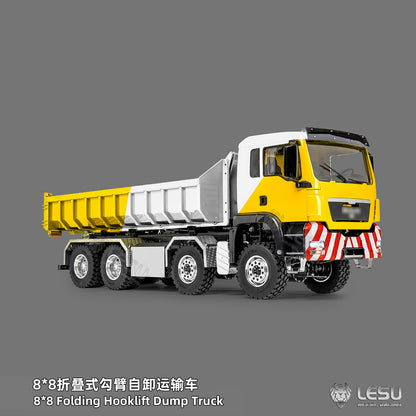 1/14 TGS 8×8 Folding Full‑Dump Roll‑Off Truck, 1‑Pump 5‑Spool Valve V2.0, LESU LS‑Z0098