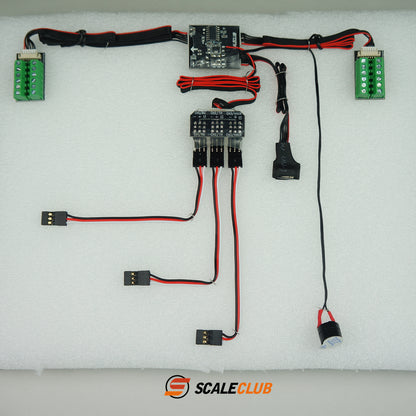 Scaleclub Model Brand New Light Set Suitable for Tamiya LESU 1/14 RC Tractor Truck Mud Truck Dump Truck Container Truck