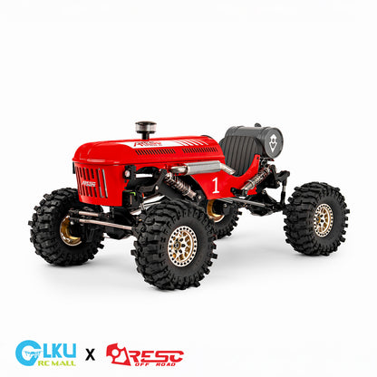 Aresc TG-1 Rock Crawler MK1330 Vintage Tractor 1/10 Scale Full Metal CNC Precision Machined