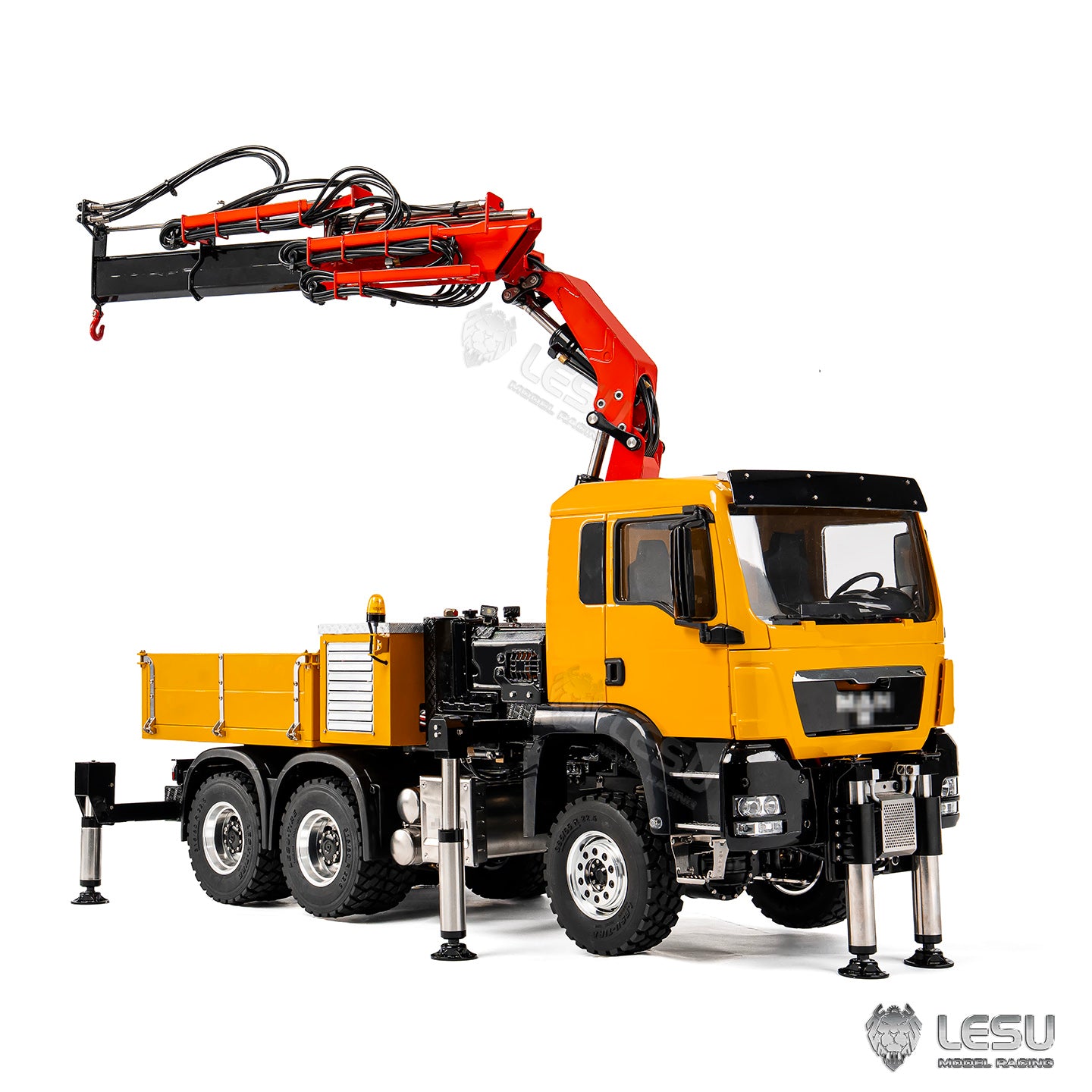 1/14 TGS 6×6 Crane Truck, Extension Jib Optional, LESU LS‑Z0086