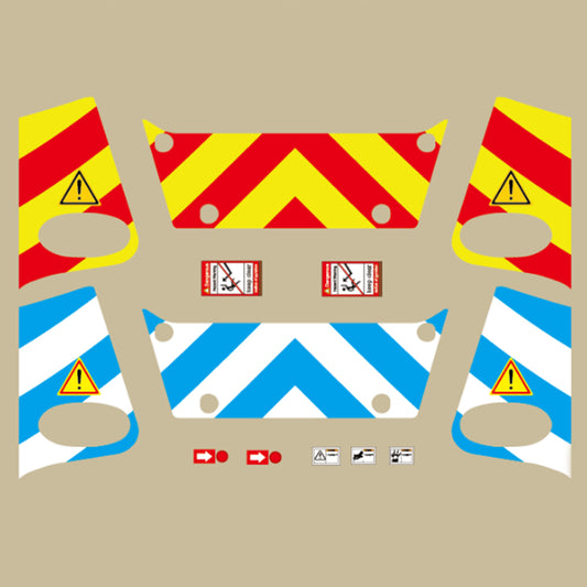 CUT Model CUT-914/918/920 Series UV Sticker Model Excavator Sticker UV Sticker