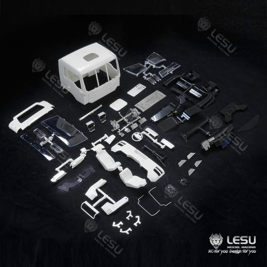 1/14 truck simulation 700 car shell Tamiya tractor mud driving building house mold production modified car LESU