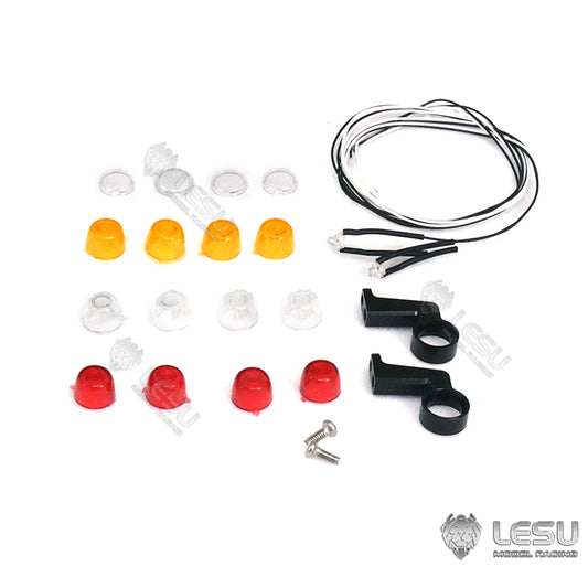LESU S-1286 For 1/14 RC Truck Model Front Position Light Rear Position Light Width Light Warning Light Upgrade Parts