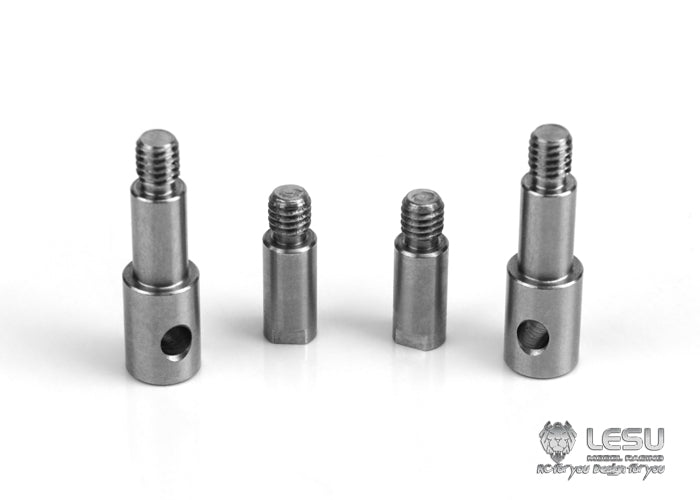 Tamiya 1/14 tractor aluminum alloy front wheel hub W-2017 wide bell mud truck military truck DIY accessories model LESU