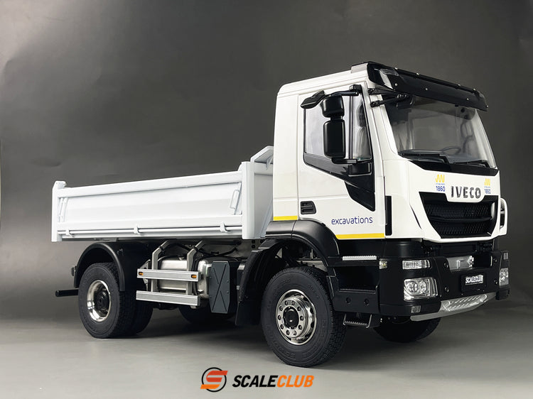 Scaleclcub Model 1/14 Iveco Hydraulic Dump Truck 4×4 RTR with Paint