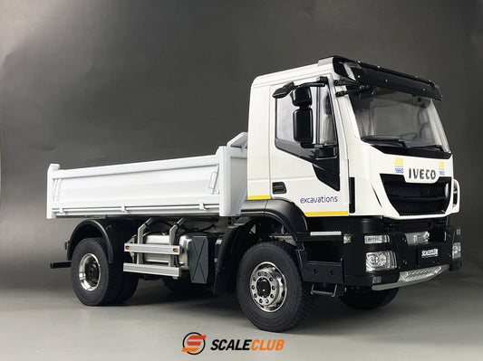 Scaleclcub Model 1/14 Iveco Hydraulic Dump Truck 4×4 RTR with Paint